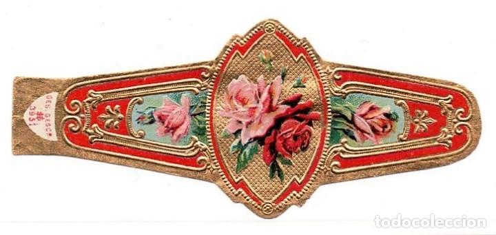 Vitolas de colecci&oacute;n: VITOLA SIN MARCA / FLORA (PAN DE ORO) - Foto 1