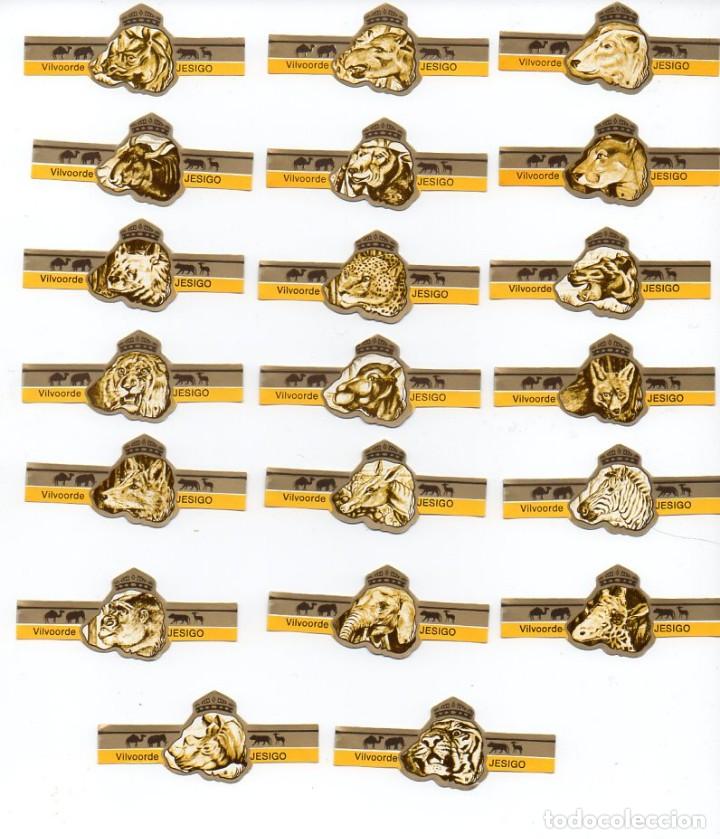 Vitolas de colecci&oacute;n: Vijosefa. Serie Jesigo - Animales Salvajes, 20 vitolas.