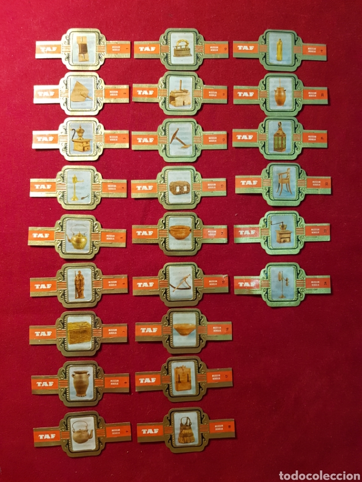 Vitolas de colecci&oacute;n: SERIE COMPLETA 24 VITOLAS. PIEZA MUSEO. TAF.