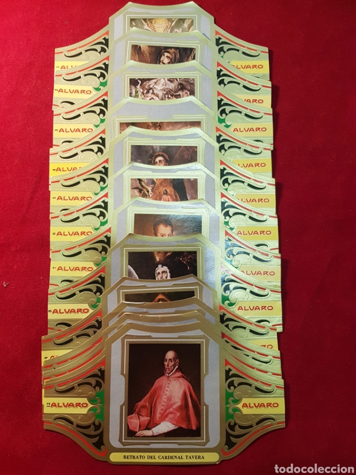 Vitolas de colecci&oacute;n: SERIE COMPLETA 12 VITOLAS. SERIE III. CUADROS DE PINTORES ESPA&Ntilde;OLES. EL GRECO. ALVARO.