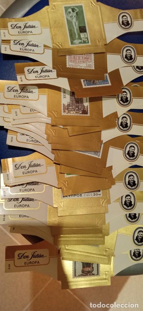 Vitolas de colecci&oacute;n: VITOLAS DON JULIAN SERIE EUROPA COLECCION SELLOS LOTE DE 20 UDS.