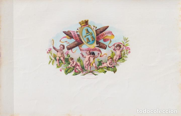 Vitolas de colecci&oacute;n: TAB-126 CUBA TOBACCO FABRICA DE TABACOS LEBEL CHILDREN 24x16cm.