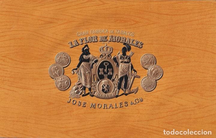 Vitolas de colecci&oacute;n: TAB-136 CUBA TOBACCO LEBEL30x19cm. FABRICA DE TABACOS FLOR DE MORALES