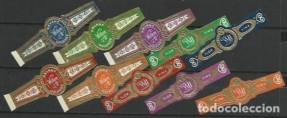 Bagues de cigare de collection: WILLEM II.-ID-700.-SERIE ANAGRAMAS.- GRUPOS 59 Y 60.-COMPLETOS