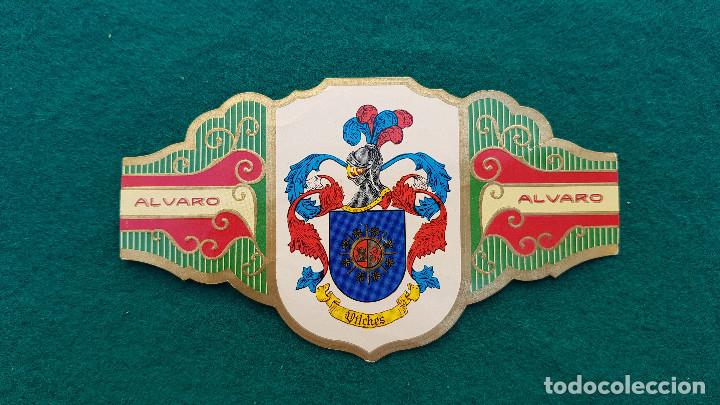 Vitolas de colecci&oacute;n: VITOLA COLECCIONES HERALDICAS SERIE III CIGARCANARIA TENERIFE - CIGARROS ALVARO - VILCHES