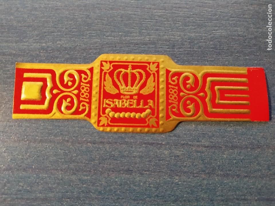 Vitolas de colecci&oacute;n: Vitola La flor de la Isabella. 1881 CGTF