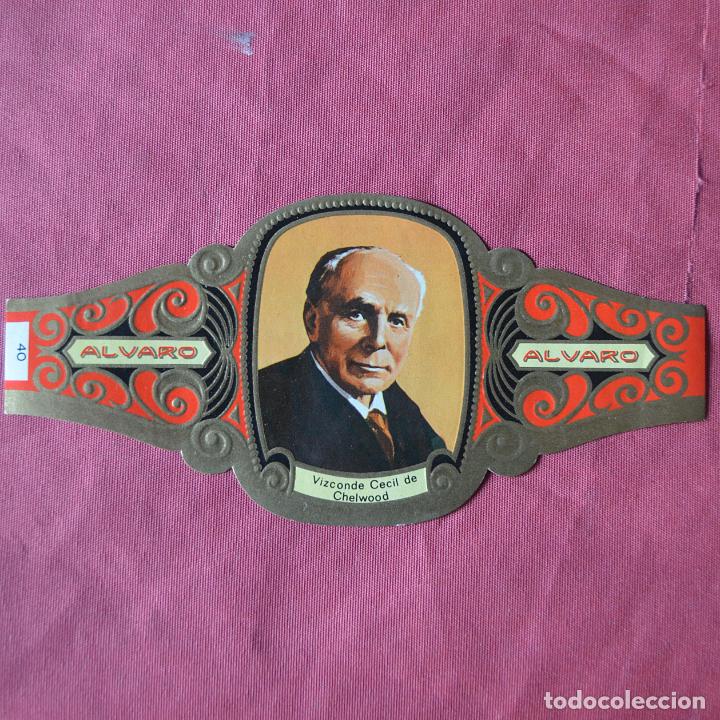 Vitolas de colecci&oacute;n: VILOLA - ALVARO SERIE PREMIOS NOBEL - PAZ - N&ordm; 40