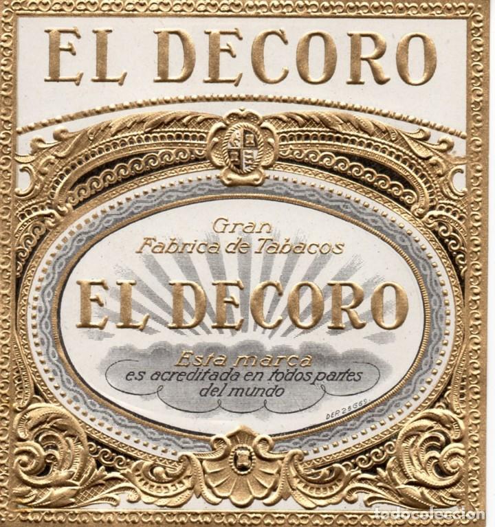 Sammlung von Banderolen: Litograf&iacute;a - Habilitaci&oacute;n - El Decoro.
