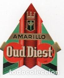 Vitolas de colecci&oacute;n: Litograf&iacute;a - Habilitaci&oacute;n - Oud Diest Amarillo.