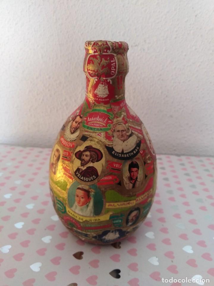 Vitolas de colección: Botella decorada con Vitolas - Foto 4 - 233834365
