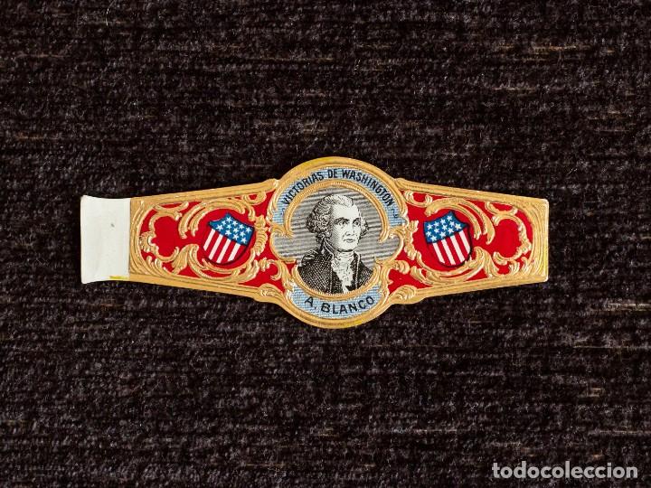 Vitolas de colecci&oacute;n: Vitola M&eacute;jico: Victorias de Washington - ANTONIO BLANCO - n&ordm;1019