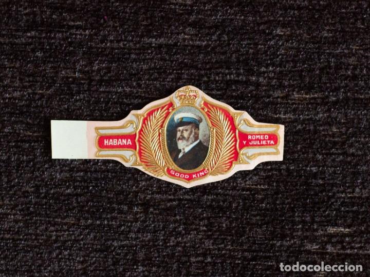 Vitolas de colecci&oacute;n: Vitola Inglaterra: Eduardo VII, Good King - ROMEO Y JULIETA - n&ordm;752E