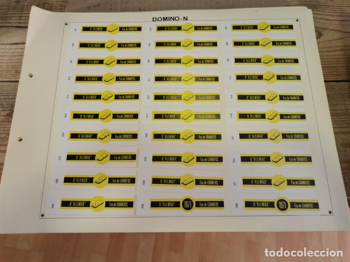 Vitolas de colecci&oacute;n: SAO FELIX, FICHAS DE DOMINO, SERIE 2&ordf;, NEGRO, 30 VITOLAS, SERIE COMPLETA.