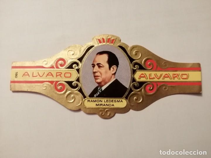 Vitolas de colecci&oacute;n: VITOLA: ALVARO - SERIE: LITERATOS, RAM&Oacute;N LEDESMA MIRANDA.