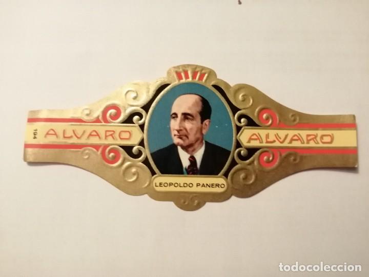 Vitolas de colecci&oacute;n: VITOLA: ALVARO - SERIE: LITERATOS, LEOPOLDO PANERO.