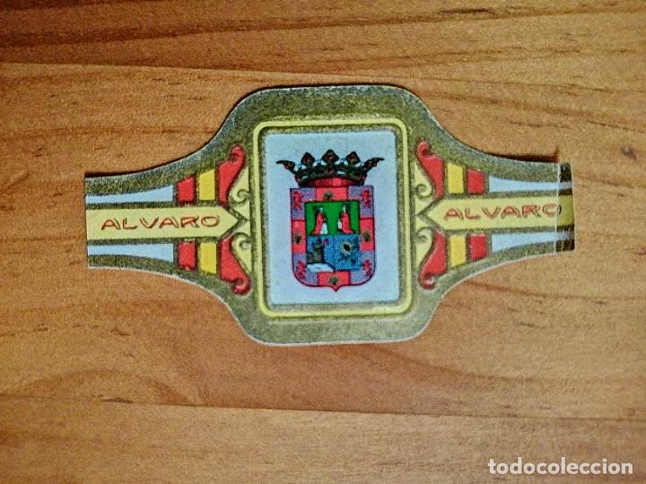 Vitolas de colecci&oacute;n: VITOLA: ALVARO - SERIE: ESCUDOS PROVINCIAS DE ESPA&Ntilde;A, GRANADA, N&Uacute;MERO 20
