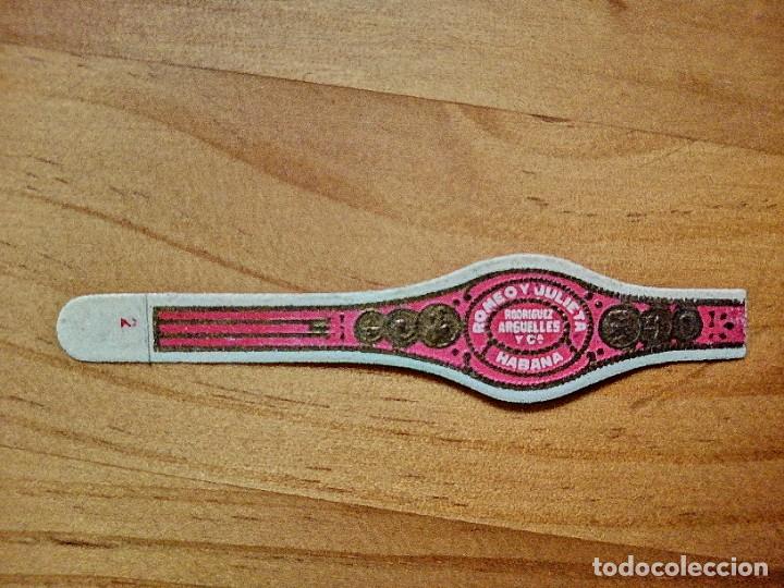 Vitolas de colecci&oacute;n: VITOLA: ROMEO Y JULIETA - HABANA - RODRIGUEZ ARG&Uuml;ELLES Y C&ordf;