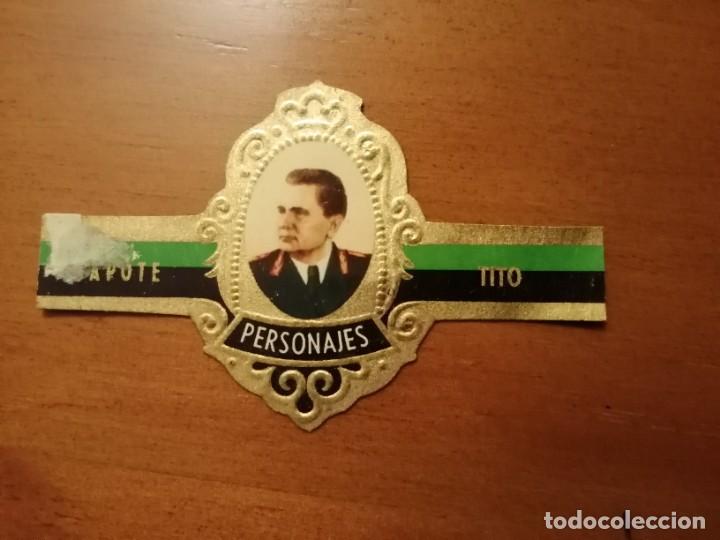 Vitolas de colecci&oacute;n: VITOLA CAPOTE - COLECCI&Oacute;N: PERSONAJES - TITO - SERIE C N&Uacute;MERO 12.