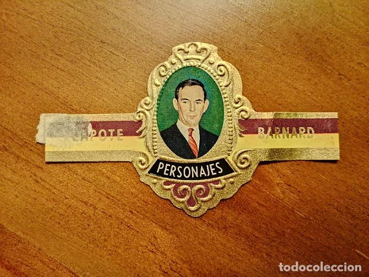 Vitolas de colecci&oacute;n: VITOLA CAPOTE - COLECCI&Oacute;N: PERSONAJES - BARNARD - SERIE D N&Uacute;MERO 24.