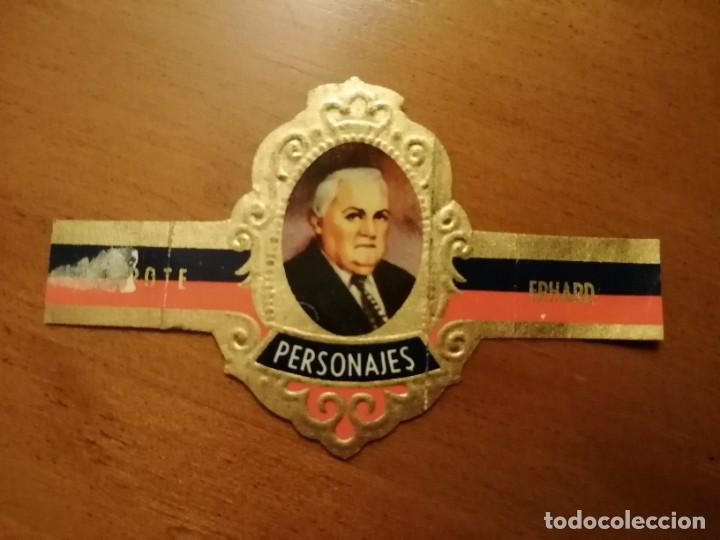 Vitolas de colecci&oacute;n: VITOLA CAPOTE - COLECCI&Oacute;N: PERSONAJES - ERHARD - SERIE B N&Uacute;MERO 8