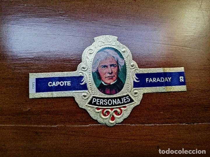 Vitolas de colecci&oacute;n: VITOLA CAPOTE - COLECCI&Oacute;N: PERSONAJES - FARADAY - SERIE H - N&Uacute;MERO 23