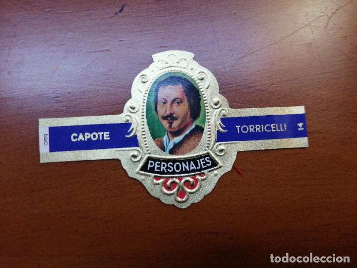 Vitolas de colecci&oacute;n: VITOLA CAPOTE - COLECCI&Oacute;N: PERSONAJES - TORRICELLI - SERIE H - N&Uacute;MERO 14