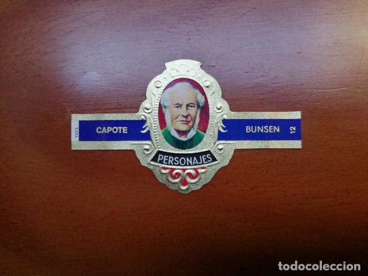 Vitolas de colecci&oacute;n: VITOLA CAPOTE - COLECCI&Oacute;N: PERSONAJES - BUNSEN - SERIE H - N&Uacute;MERO 12