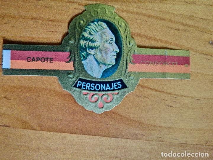 Vitolas de colecci&oacute;n: VITOLA CAPOTE - COLECCI&Oacute;N: PERSONAJES, FILOSOFOS - CONDORCET - SERIE I - N&Uacute;MERO 8