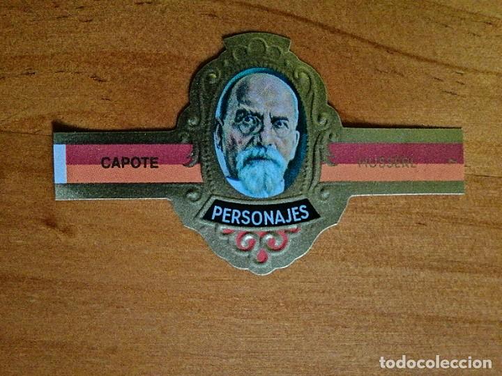 Vitolas de colecci&oacute;n: VITOLA CAPOTE - COLECCI&Oacute;N: PERSONAJES, FILOSOFOS - HUSSERL - SERIE I - N&Uacute;MERO 7