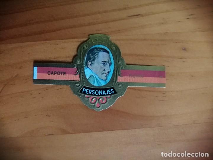 Vitolas de colecci&oacute;n: VITOLA CAPOTE - COLECCI&Oacute;N: PERSONAJES, FILOSOFOS - FICHTE - SERIE I - N&Uacute;MERO 3