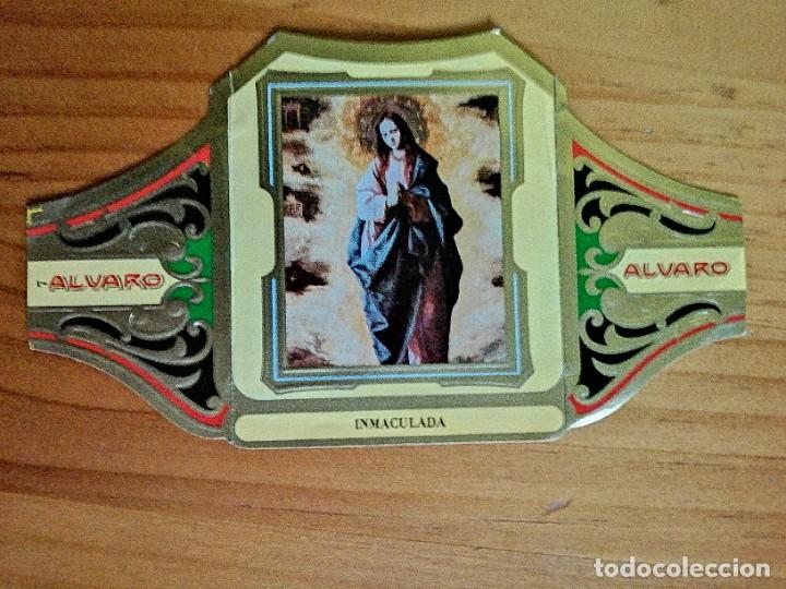Vitolas de colecci&oacute;n: VITOLA ALVARO - CUADROS DE PINTORES ESPA&Ntilde;OLES - SERIE III - INMACULADA - ZURBARAN