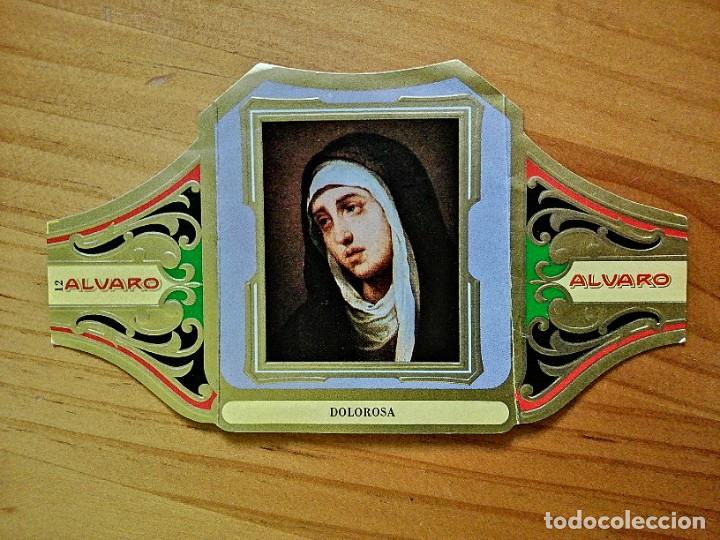 Vitolas de colecci&oacute;n: VITOLA ALVARO - CUADROS DE PINTORES ESPA&Ntilde;OLES - SERIE III - DOLOROSA - MURILLO.