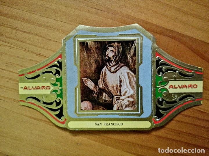 Vitolas de colecci&oacute;n: VITOLA ALVARO - CUADROS DE PINTORES ESPA&Ntilde;OLES - SERIE III - SAN FRANCISCO- EL GRECO.