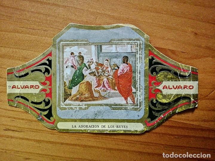 Vitolas de colecci&oacute;n: VITOLA ALVARO - CUADROS DE PINTORES ESPA&Ntilde;OLES - SERIE II - LA ADORACI&Oacute;N DE LOS REYES - EL GRECO.