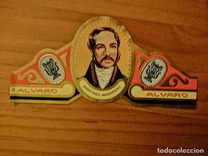 Vitolas de colecci&oacute;n: VITOLA ALVARO - SERIE: M&Uacute;SICOS - SANTIAGO MASARNAU.