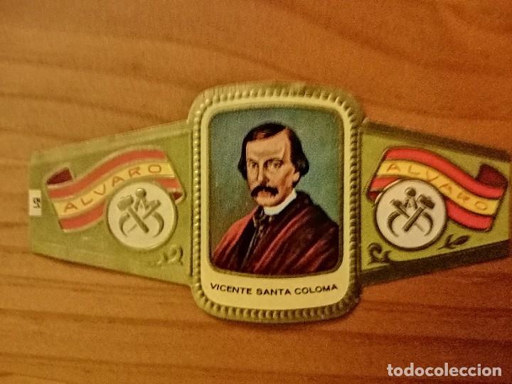 Vitolas de colecci&oacute;n: VITOLA ALVARO - SERIE: ESCULTORES: VICENTE SANTA COLOMA.