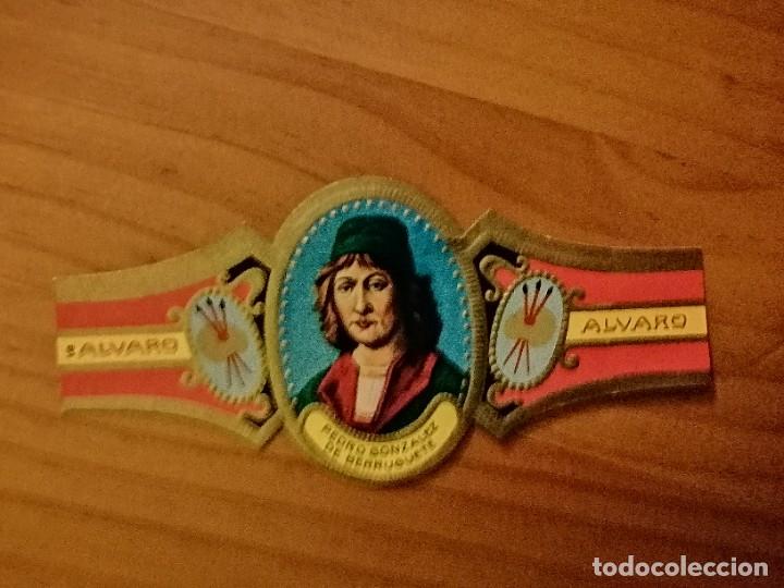 Vitolas de colecci&oacute;n: VITOLA ALVARO - SERIE: PINTORES. PEDRO GONZALEZ DE BERRUGUETE