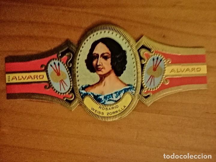 Vitolas de colecci&oacute;n: VITOLA ALVARO - SERIE: PINTORES. ROSARIO WEISS ZORRILLA.