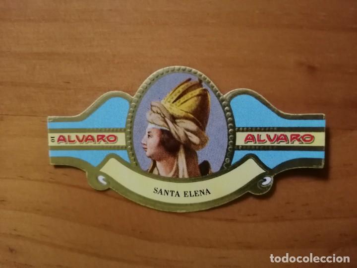 Vitolas de colecci&oacute;n: VITOLA ALVARO N&Uacute;MERO 10 - SERIE: MUJERES FAMOSAS EN LA RELIGI&Oacute;N - SANTA ELENA.