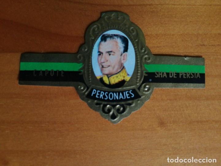 Vitolas de colecci&oacute;n: VITOLA CAPOTE - COLECCI&Oacute;N: PERSONAJES - SHA DE PERSIA - SERIE C - N&Uacute;MERO 24