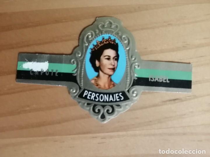 Vitolas de colecci&oacute;n: VITOLA CAPOTE - COLECCI&Oacute;N: PERSONAJES - ISABEL - SERIE C - N&Uacute;MERO 20