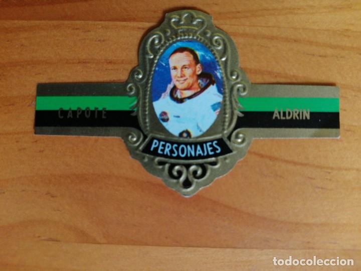 Vitolas de colecci&oacute;n: VITOLA CAPOTE - COLECCI&Oacute;N: PERSONAJES - ALDRIN - SERIE C - N&Uacute;MERO 17