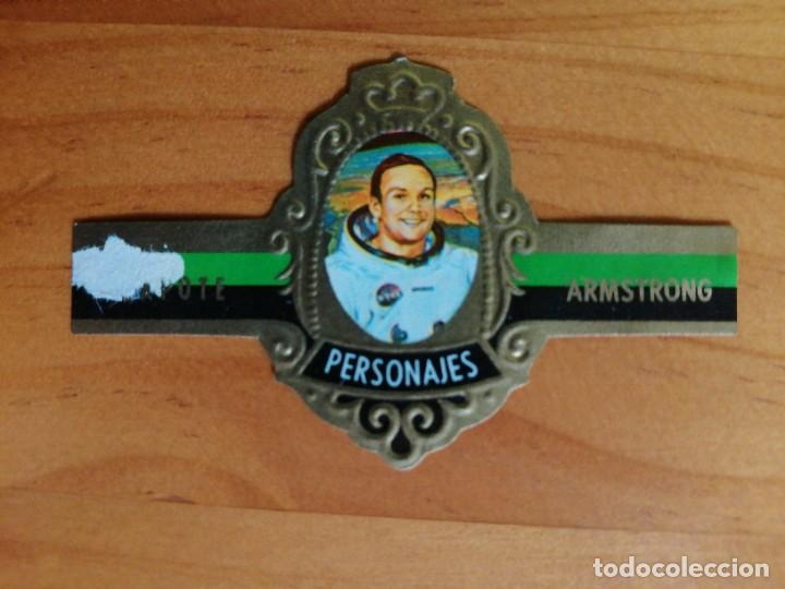 Vitolas de colecci&oacute;n: VITOLA CAPOTE - COLECCI&Oacute;N: PERSONAJES - ARMSTRONG - SERIE C - N&Uacute;MERO 16