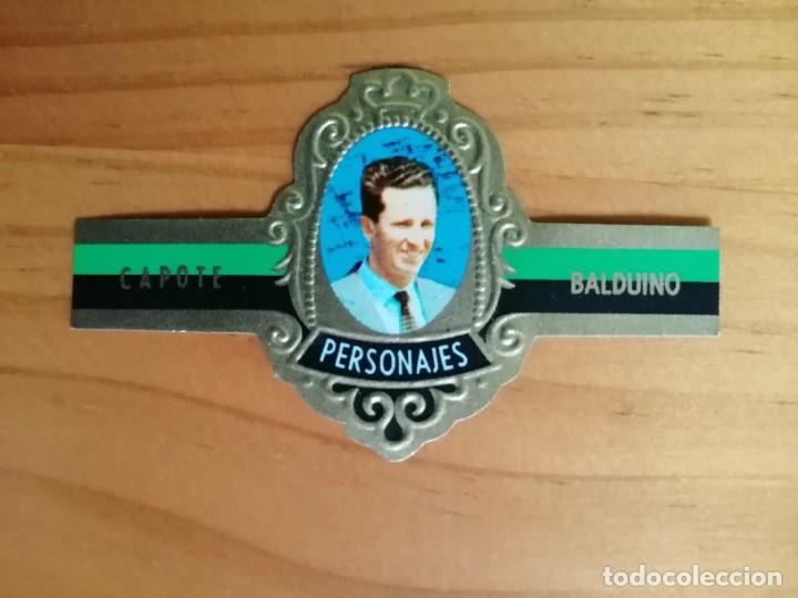Vitolas de colecci&oacute;n: VITOLA CAPOTE - COLECCI&Oacute;N: PERSONAJES - BALDUINO - SERIE C - N&Uacute;MERO 14