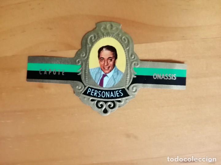 Vitolas de colecci&oacute;n: VITOLA CAPOTE - COLECCI&Oacute;N: PERSONAJES - ONASSIS - SERIE C - N&Uacute;MERO 3