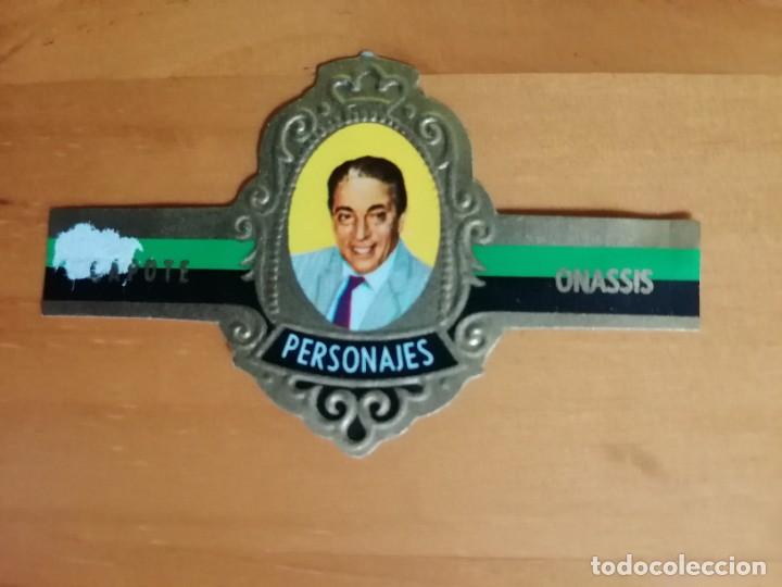 Vitolas de colecci&oacute;n: VITOLA CAPOTE - COLECCI&Oacute;N: PERSONAJES - ONASSIS - SERIE C - N&Uacute;MERO 3