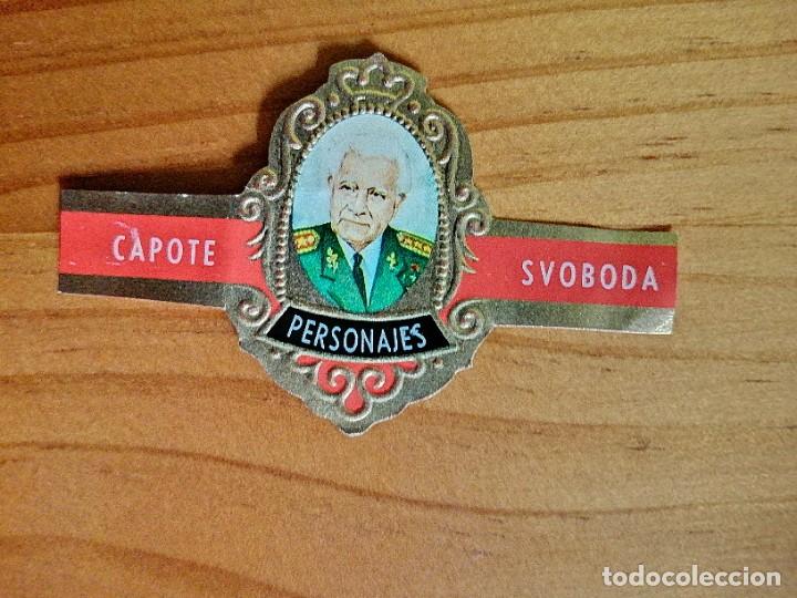 Vitolas de colecci&oacute;n: VITOLA CAPOTE - COLECCI&Oacute;N: PERSONAJES - SVOBODA - SERIE A - N&Uacute;MERO 1