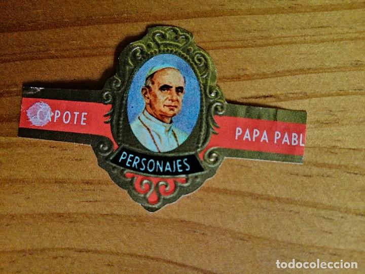 Vitolas de colecci&oacute;n: VITOLA CAPOTE - COLECCI&Oacute;N: PERSONAJES - PAPA PABLO - SERIE A - N&Uacute;MERO 3