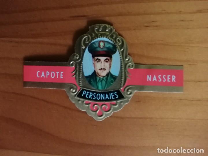 Vitolas de colecci&oacute;n: VITOLA CAPOTE - COLECCI&Oacute;N: PERSONAJES - NASSER - SERIE A - N&Uacute;MERO 4