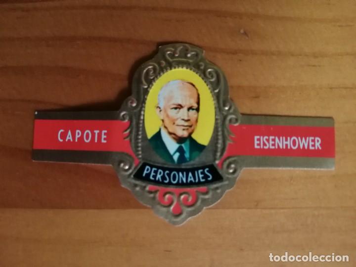 Vitolas de colecci&oacute;n: VITOLA CAPOTE - COLECCI&Oacute;N: PERSONAJES - EISENHOWER - SERIE A - N&Uacute;MERO 9